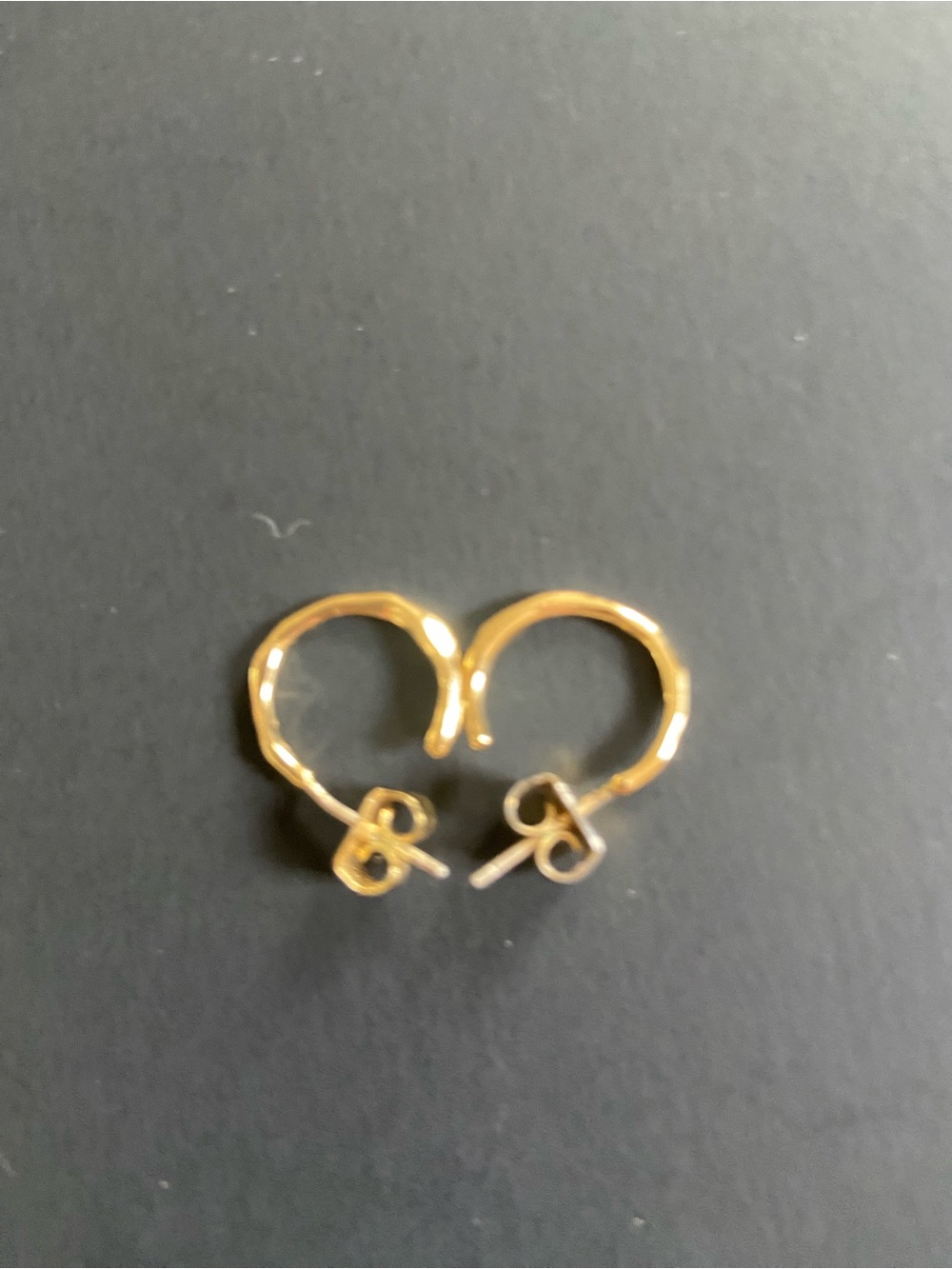 Delicate 14K Gold Hoop Stud Earrings for Women